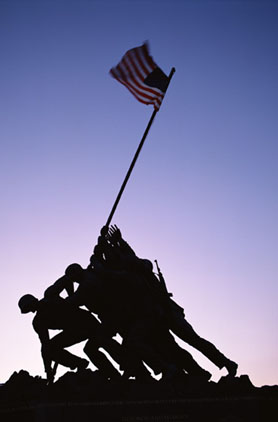 U.S. Marine Memorial in Arlington National Cemetery