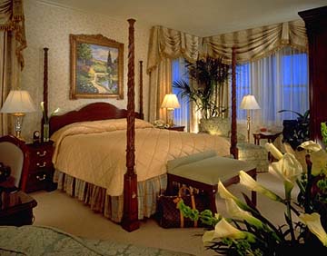Guestroom at the Omni Shoreham in Washington D.C.